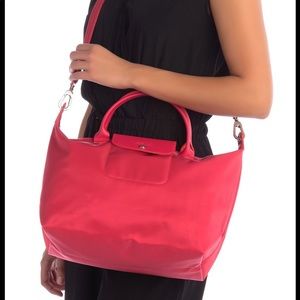 LONGCHAMP LE PLIAGE NEO CROSSBODY Peony